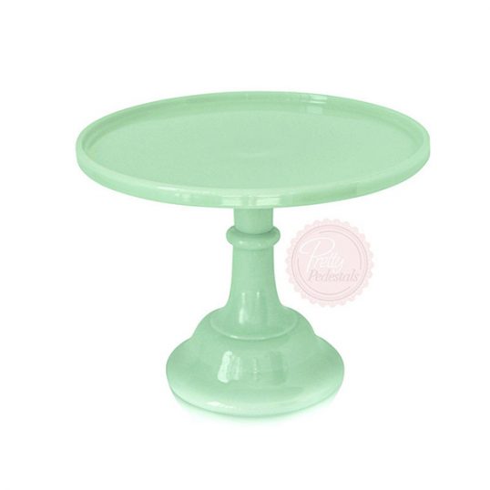 mint green cake stand hire