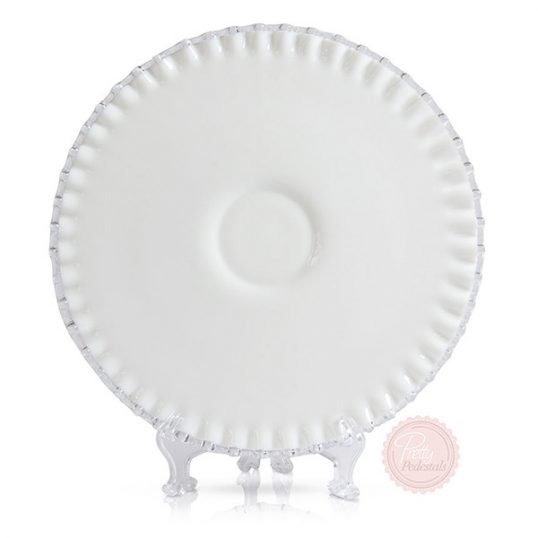 white plate hire