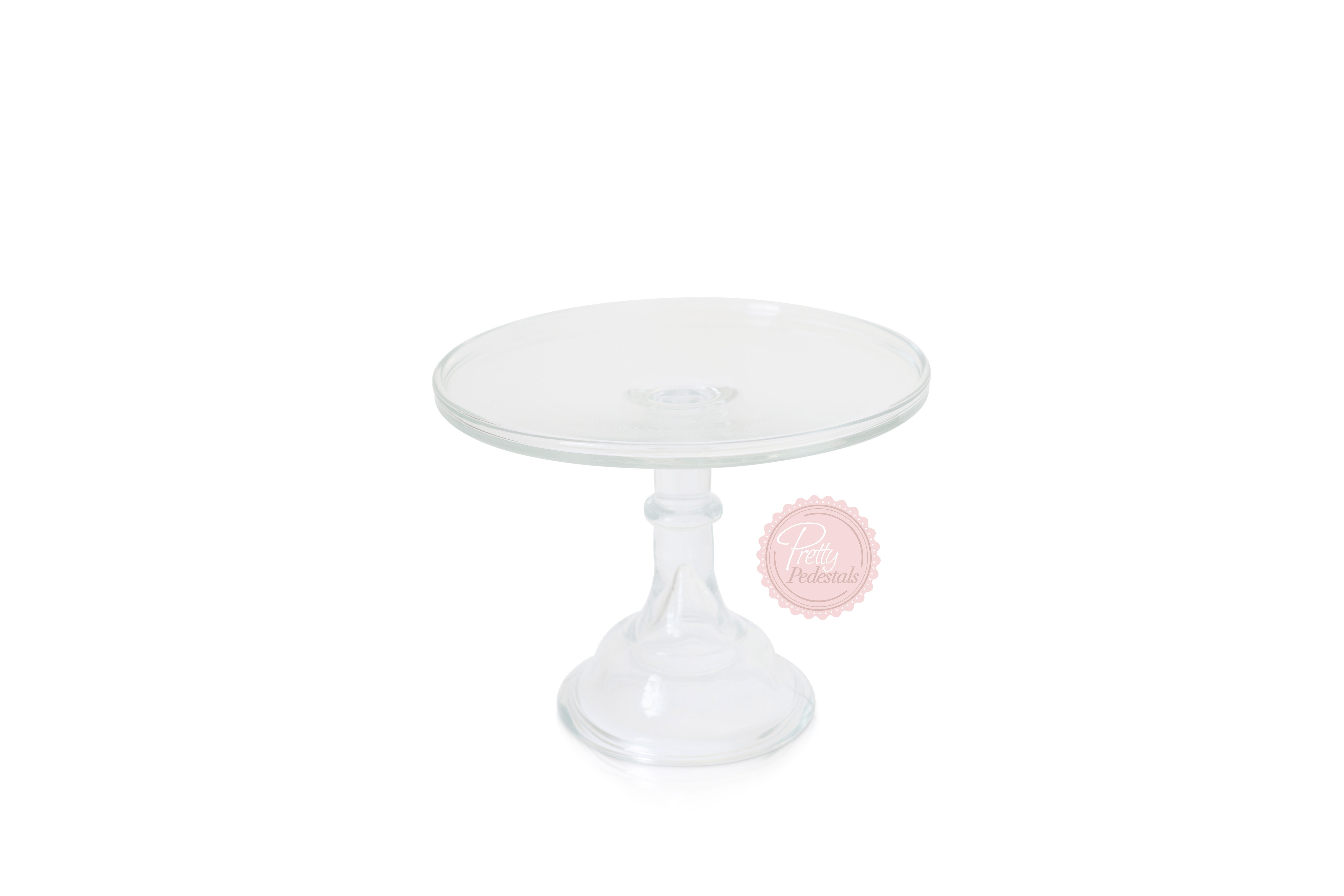 Clear Glass Classic Cake Stand Large