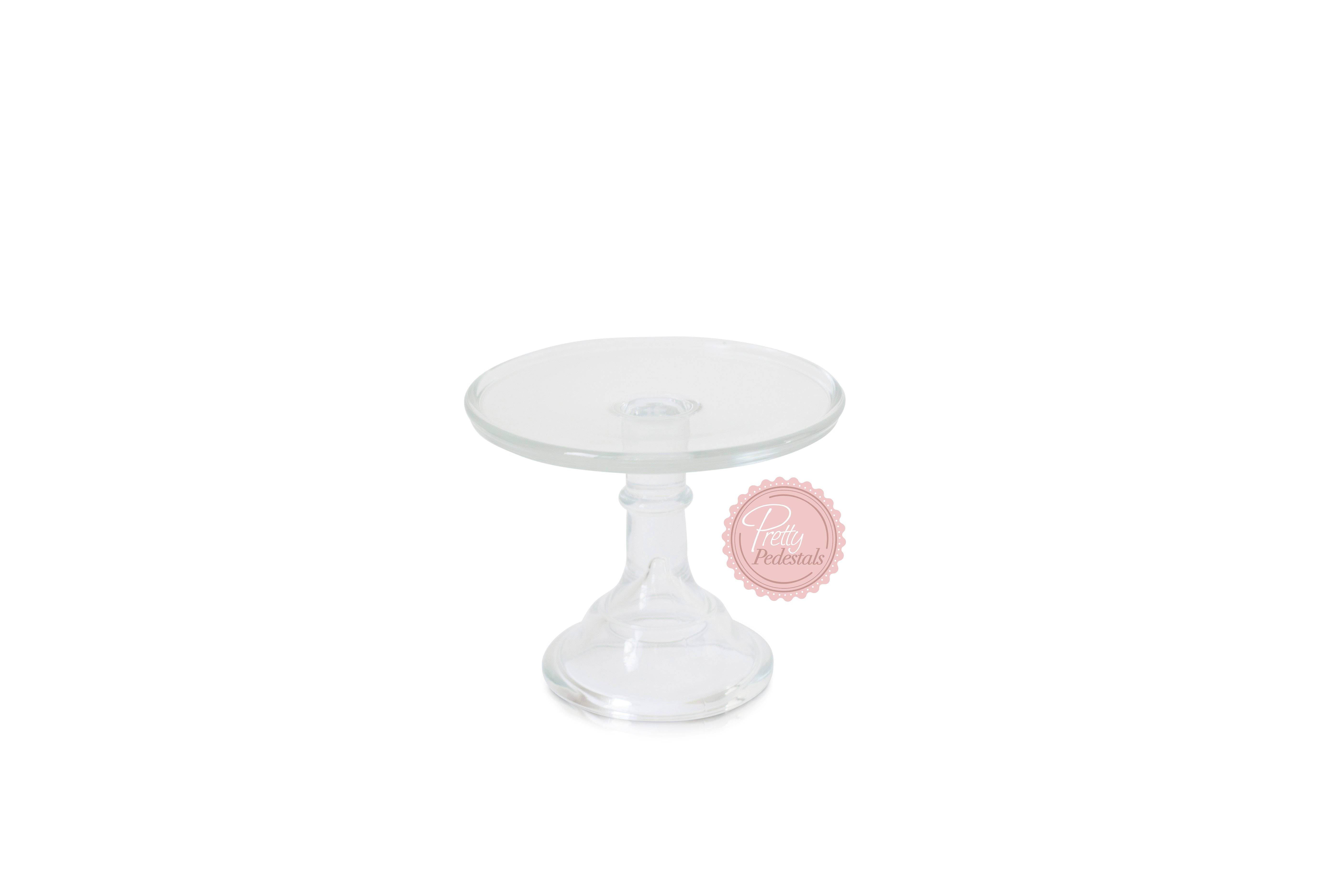 Clear Glass Classic Cake Stand Small