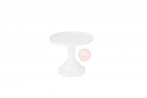 white cake stand hire small