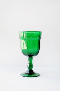green glassware hire