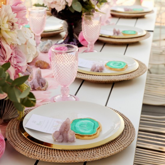 Gold Dinnerware Hire The Pretty Table Event Hire Sydney
