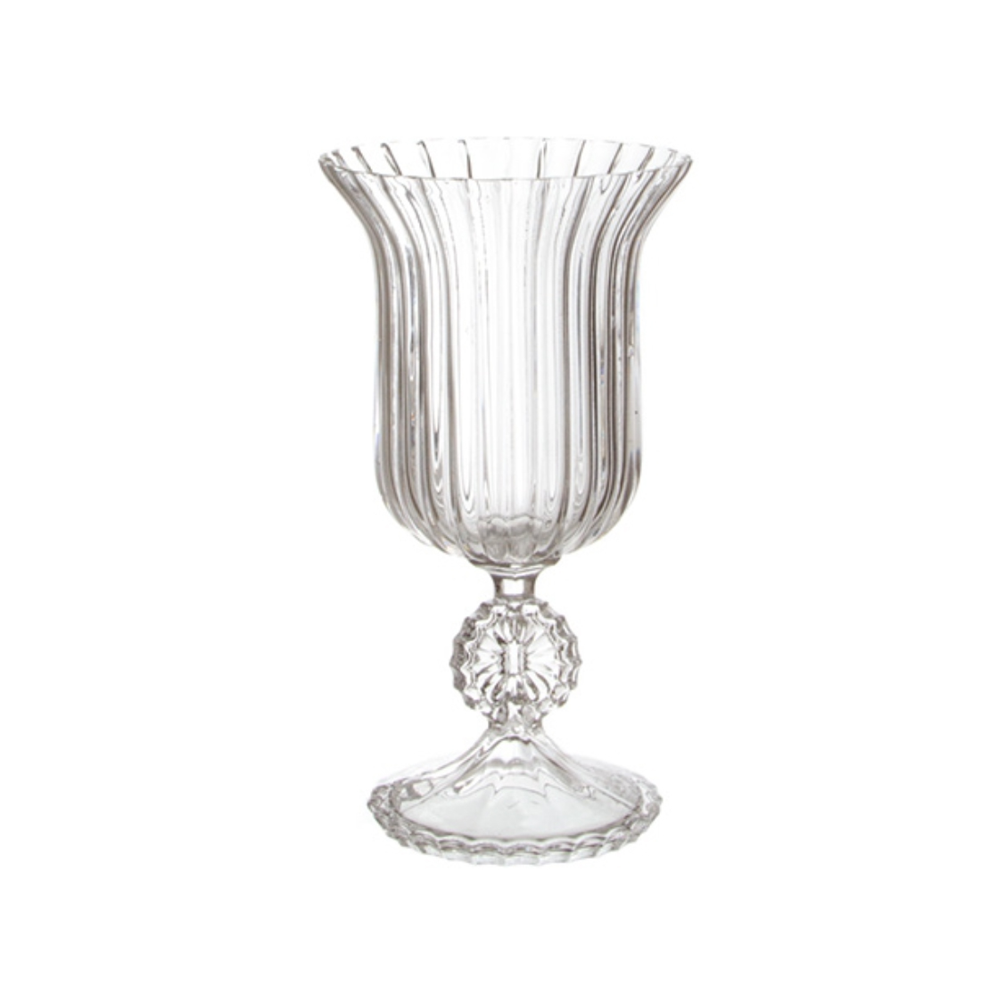 Clear Vase Hire – Trumpet Tall