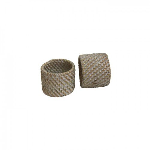 Rattan Napkin Ring Hire Pretty Pedestals Sydney