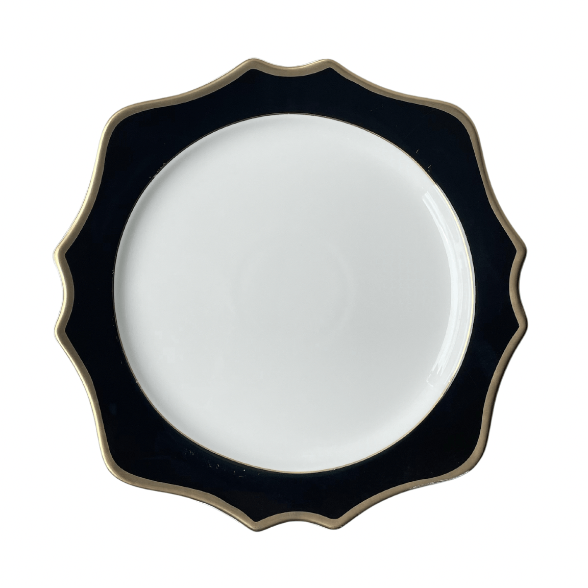 Ornate Black and Gold Charger Plate Hire