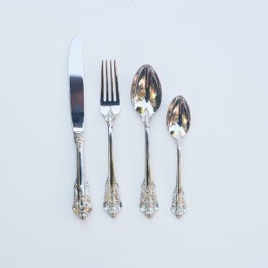 vintage silver cutlery hire