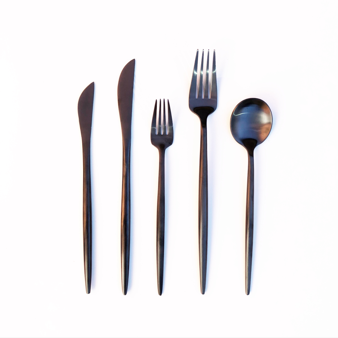 Black Cutlery Hire – Contemporary Style