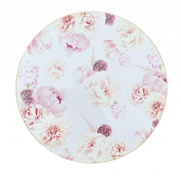Pink Floral Placemat Hire The Pretty Table Event Hire