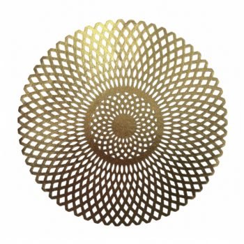 Diamond Gold Placemat Hire