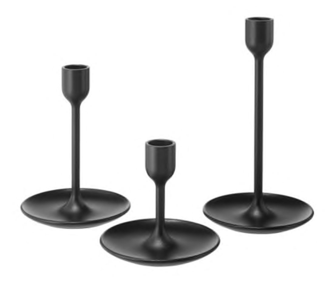 Black Candlestick Hire Pretty Pedestals Sydney Event Hire