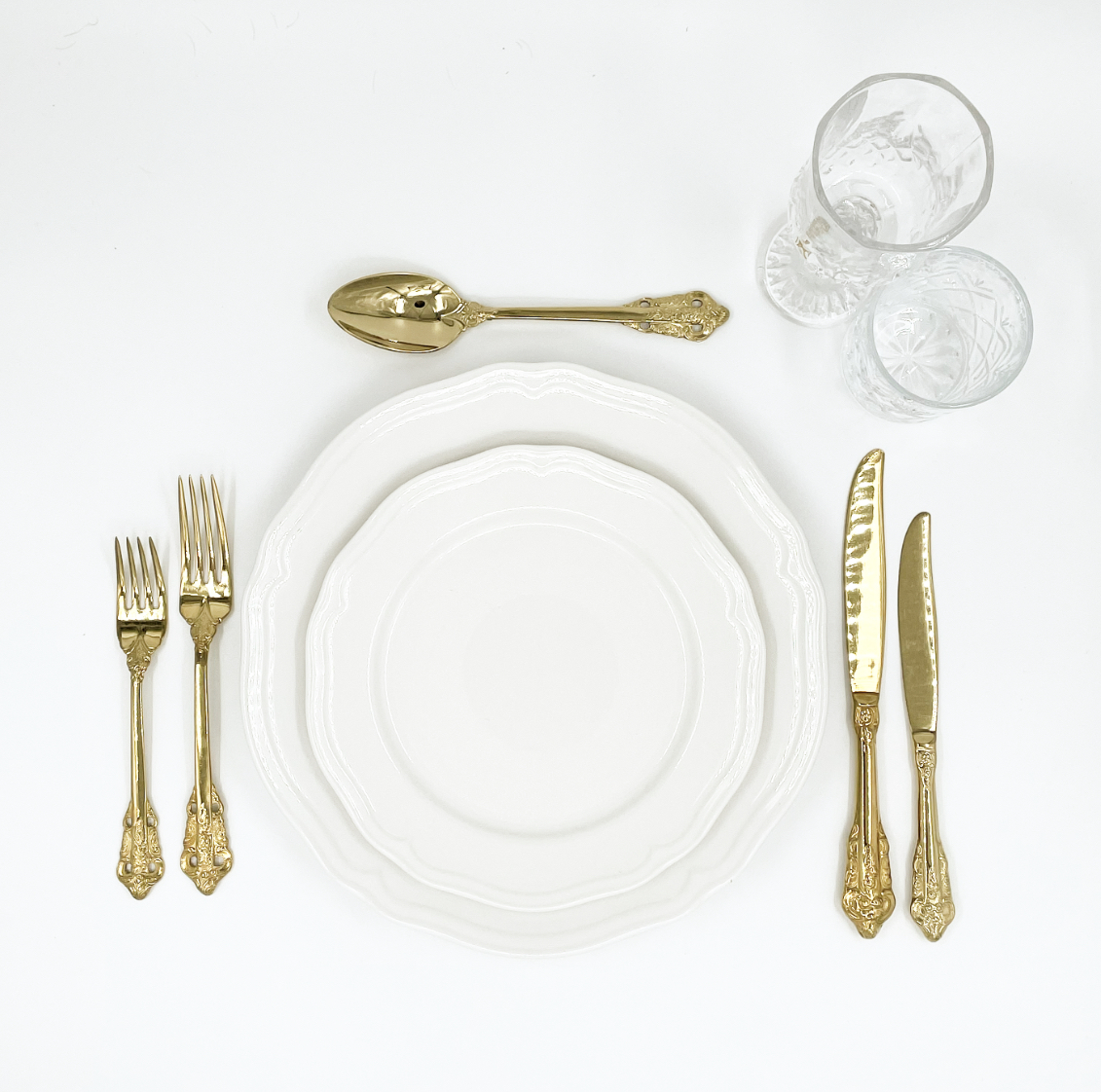 All White – Vintage Gold Package