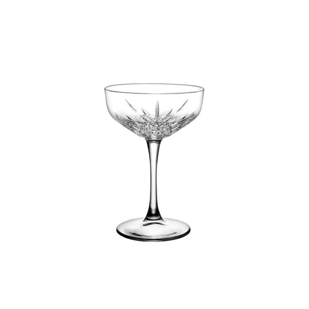 Crystal Vintage Champagne Coupe Hire