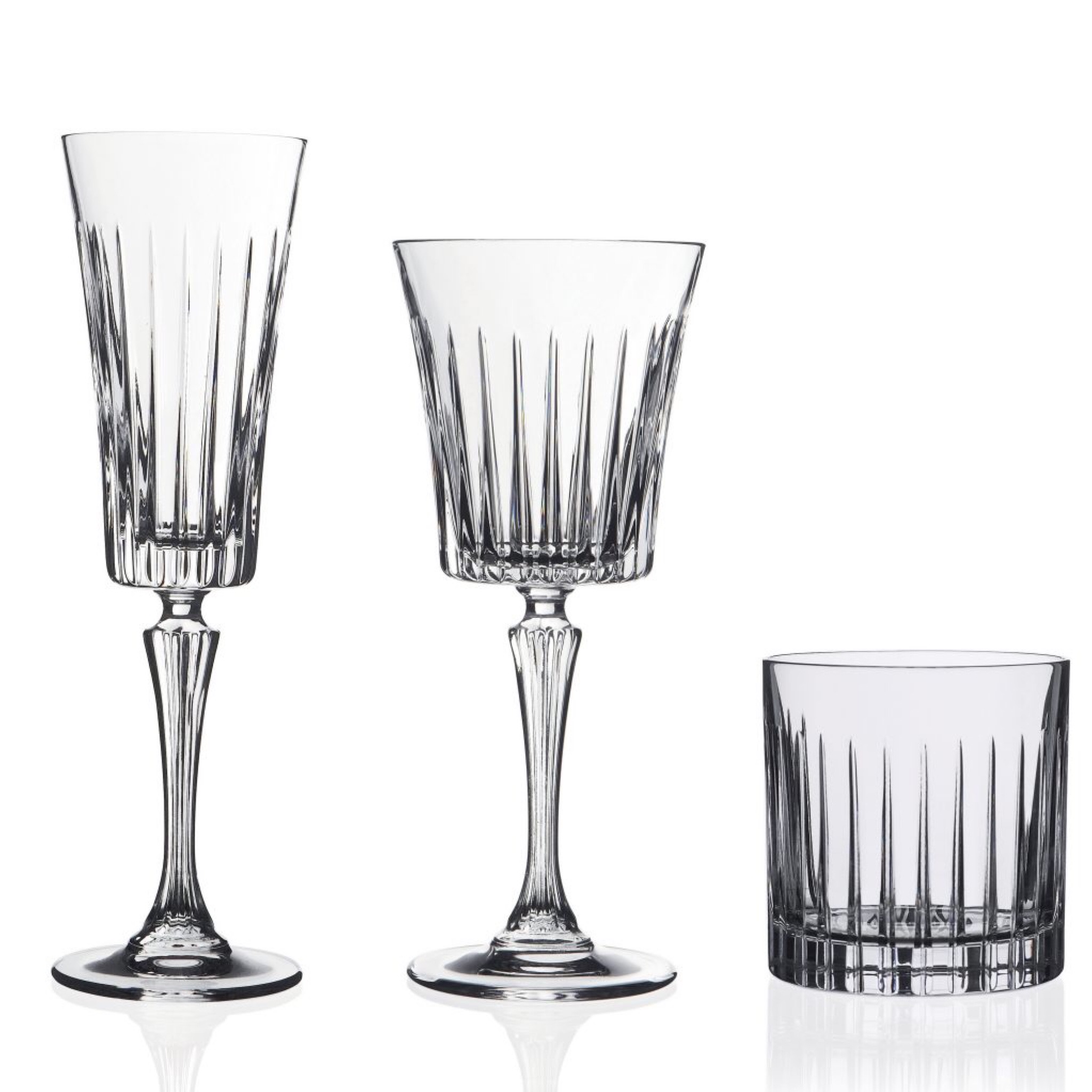 Crystal Timeless Glassware Set Hire