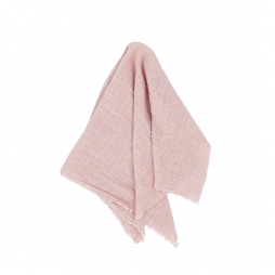 pink woven cotton napkin hire