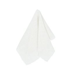 white woven cotton napkin hire