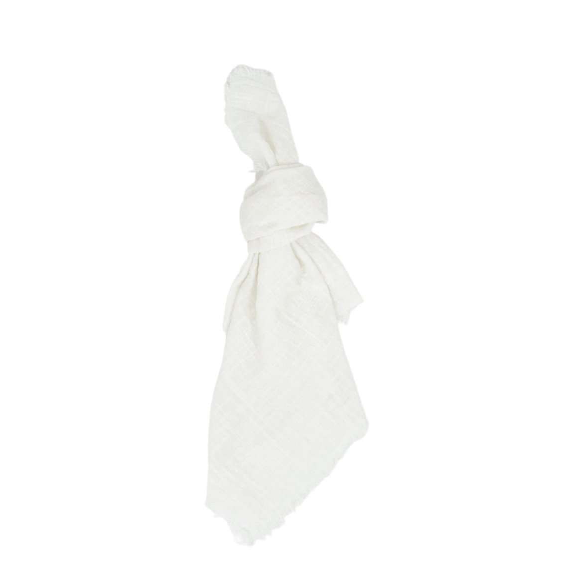Woven Cotton Napkin Hire – White