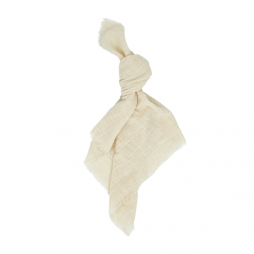cream woven cotton napkin hire