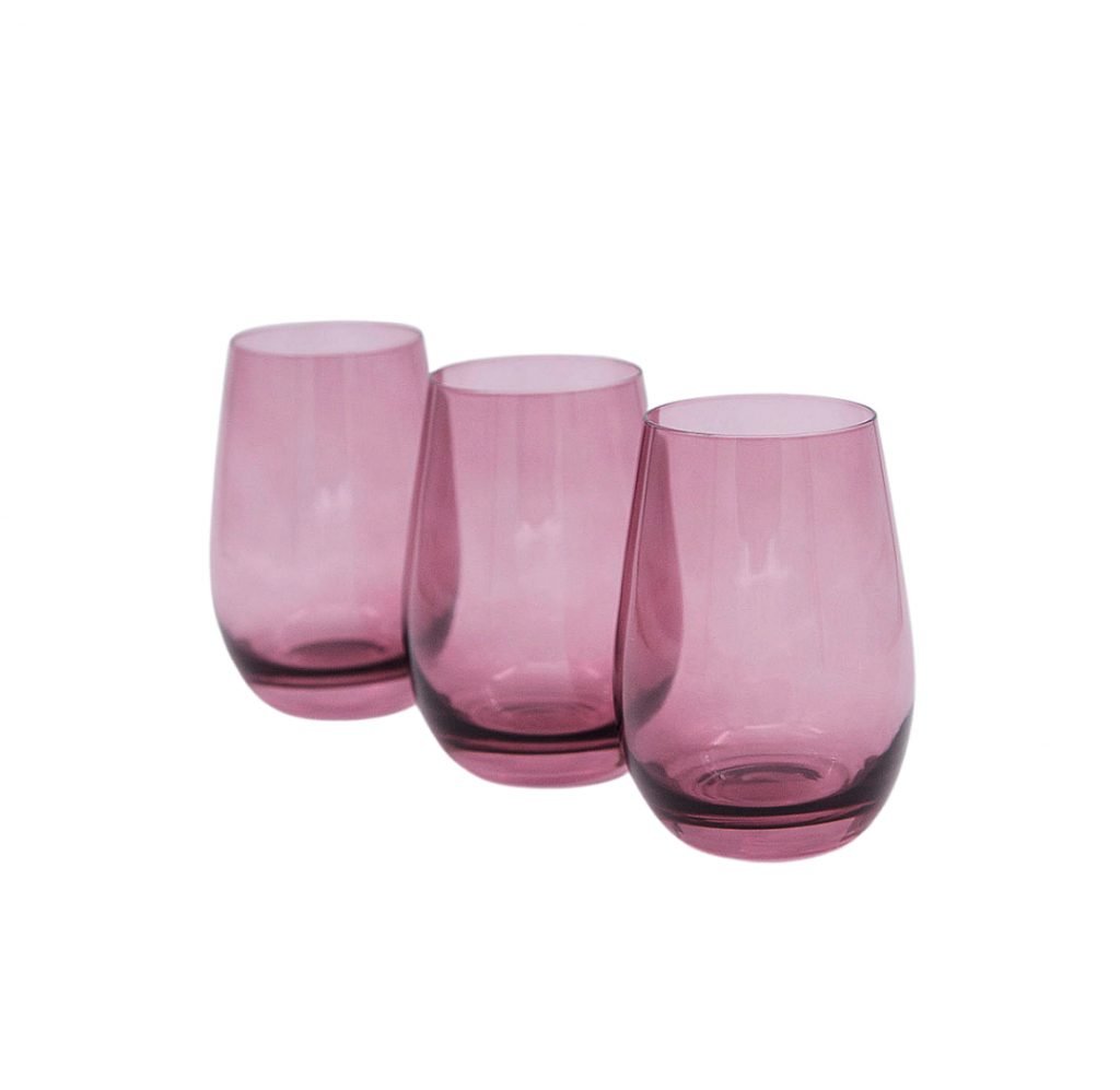 Plum Glassware Hire The Pretty Table Tableware Hire