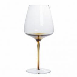 fusion wine glass amber