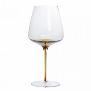 fusion wine glass amber