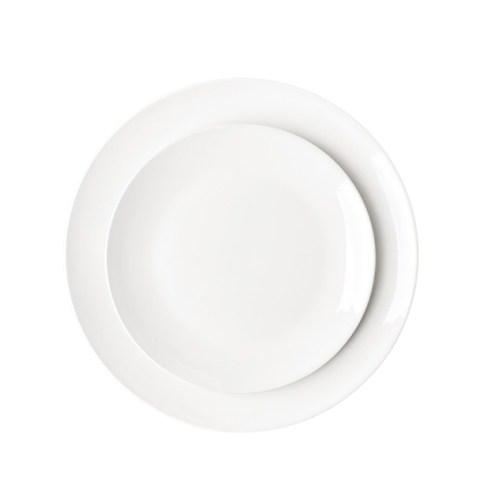Classic White Dinnerware Hire