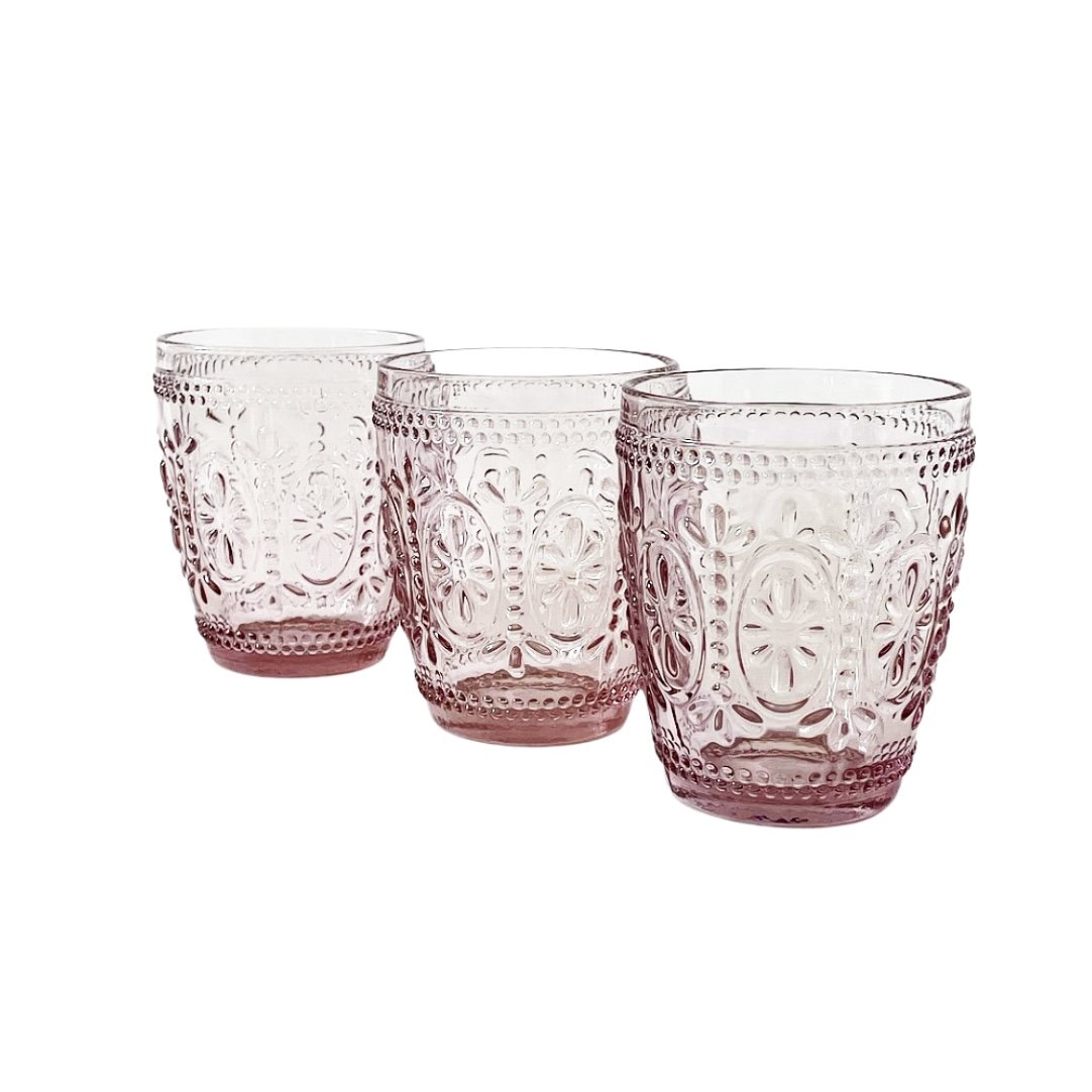 Pink Glassware Hire – Provence Tumbler