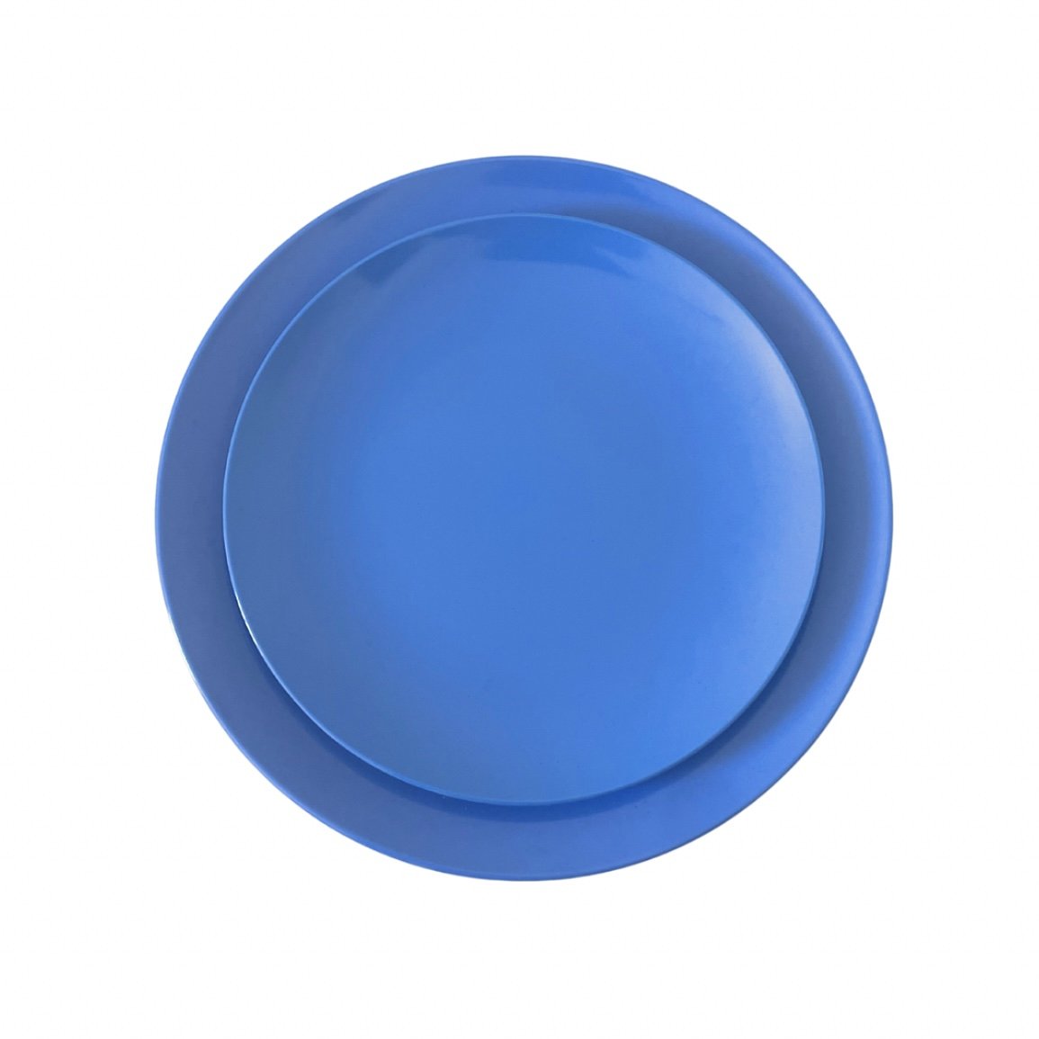 Azure Blue Melamine Dinnerware Hire
