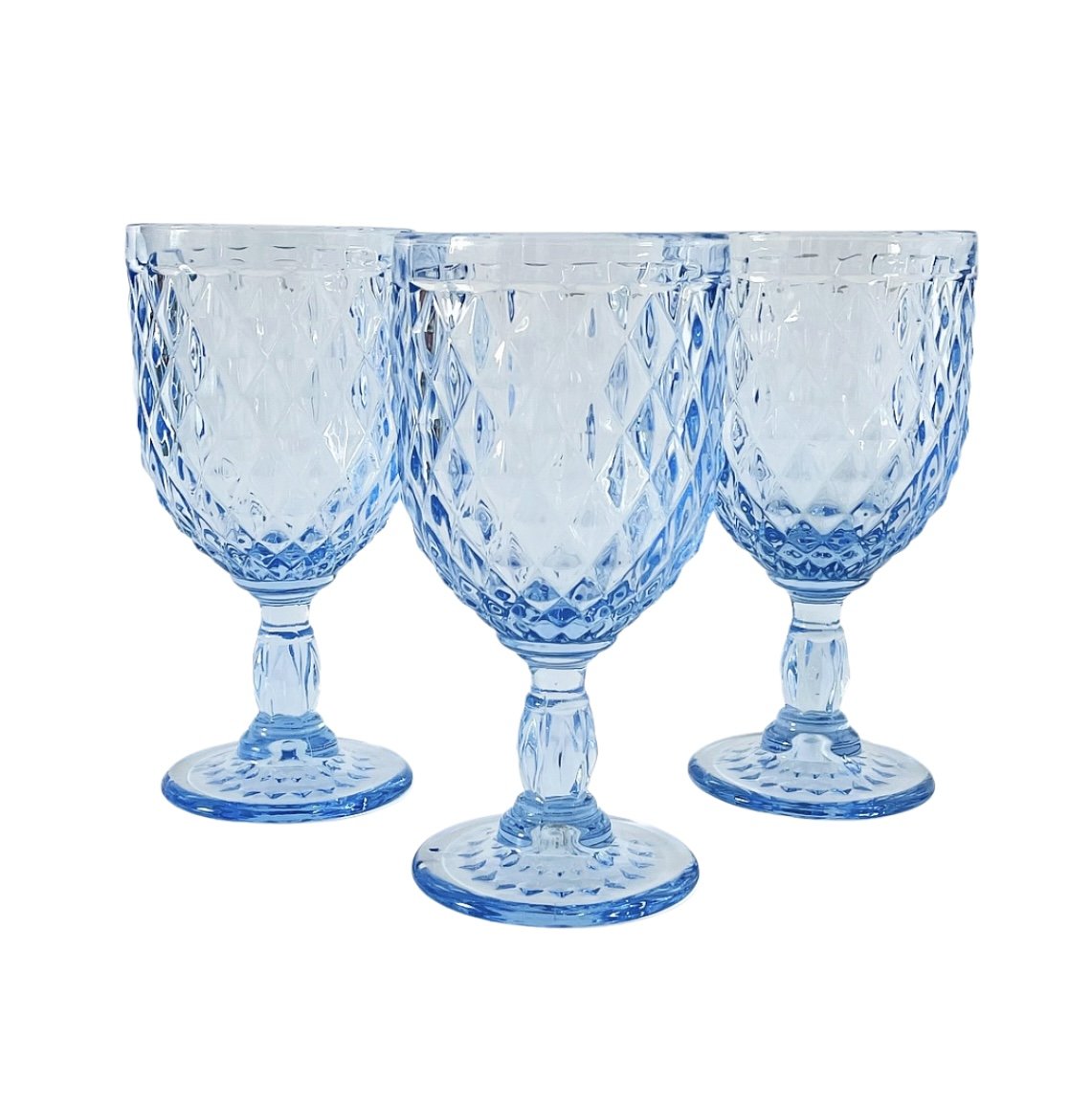 Light Blue Glassware Hire – Diamond
