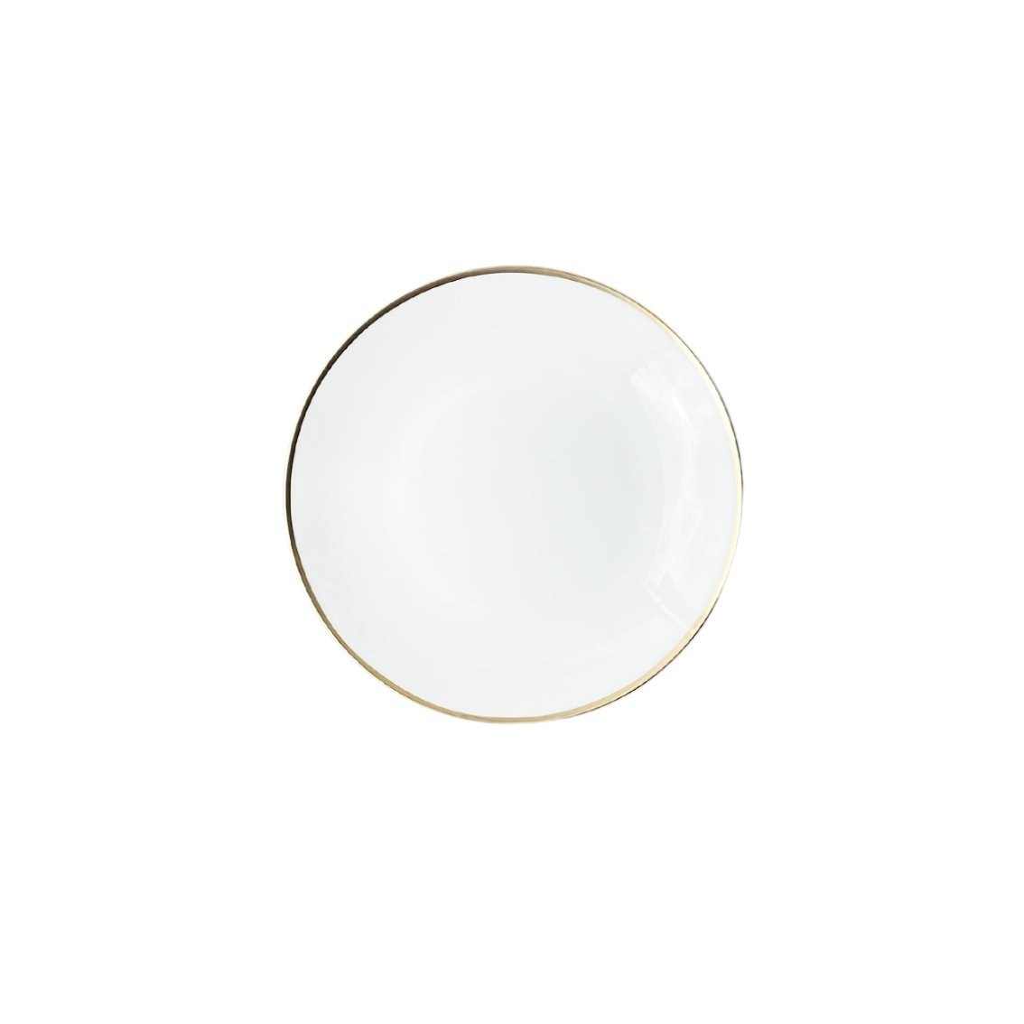 contemporary white and gold side/bread plate hire