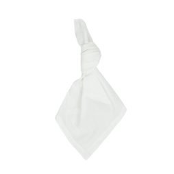 white pure linen napkin hire
