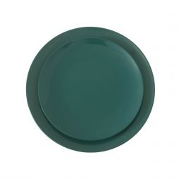 green melamine dinnerware hire