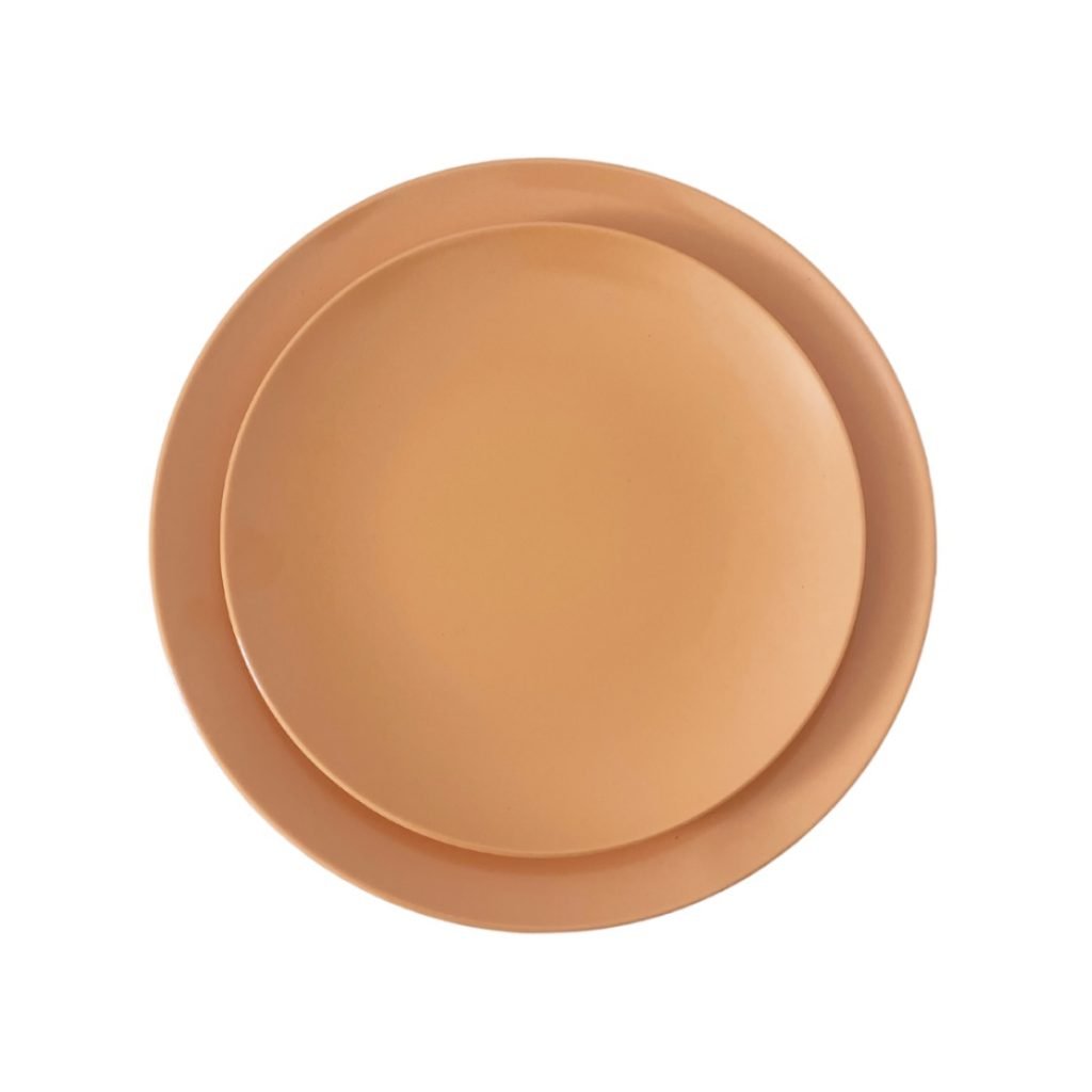 Orange Melamine Dinnerware Hire The Pretty Table