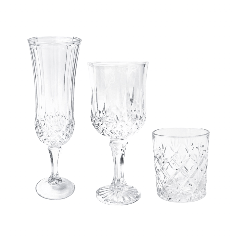 Vintage Glassware Hire The Pretty Table Glassware Hire
