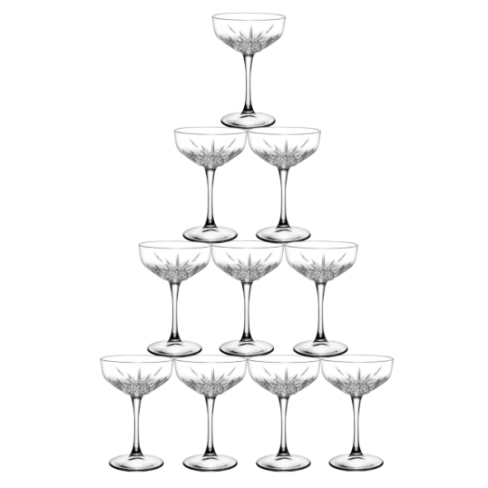 vintage champagne tower hire