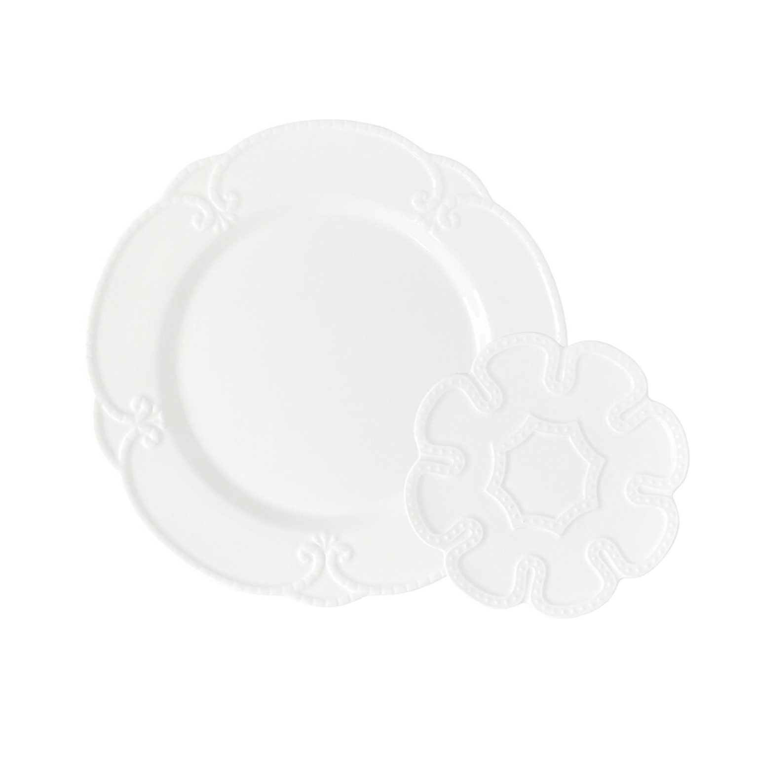 Scallop White Dinnerware Hire The Pretty Table Event Hire