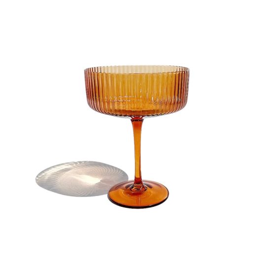 orange coupe glass hire