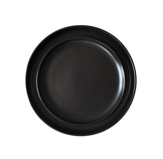 coupe black dinnerware hire