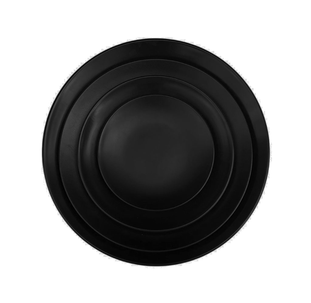 Black Dinnerware Hire The Pretty Table Event Hire Sydney