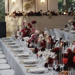 Red Glassware Hire - The Pretty Table - Sydney Event Hire
