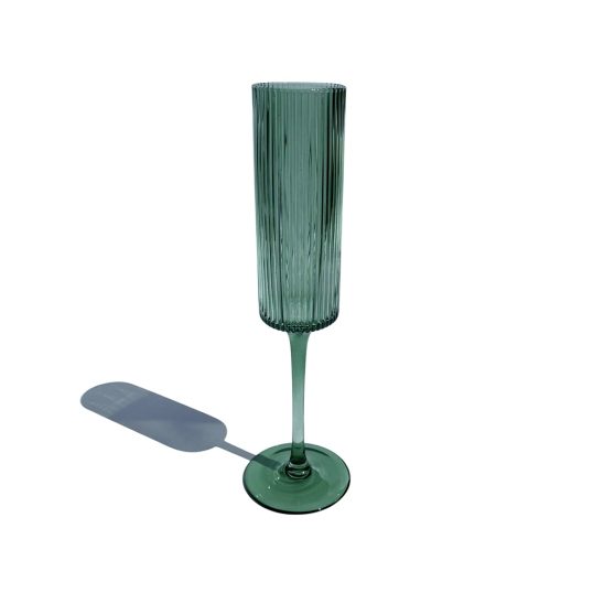 Green Champagne Glass Hire