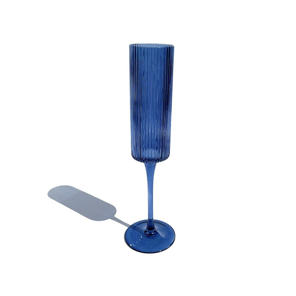 Blue Champagne Glass Hire The Pretty Table Event Hire