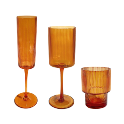 Orange Glassware Hire
