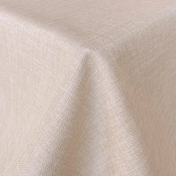 caramel tablecloth hire