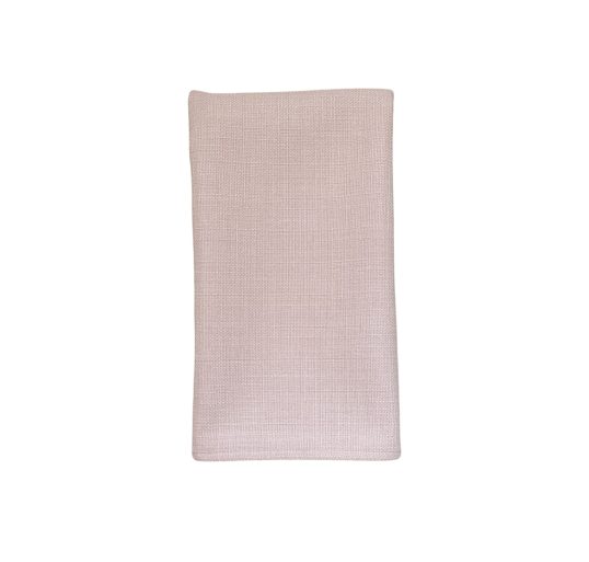 blush weave napkin hire