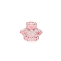 pink candle holder hire