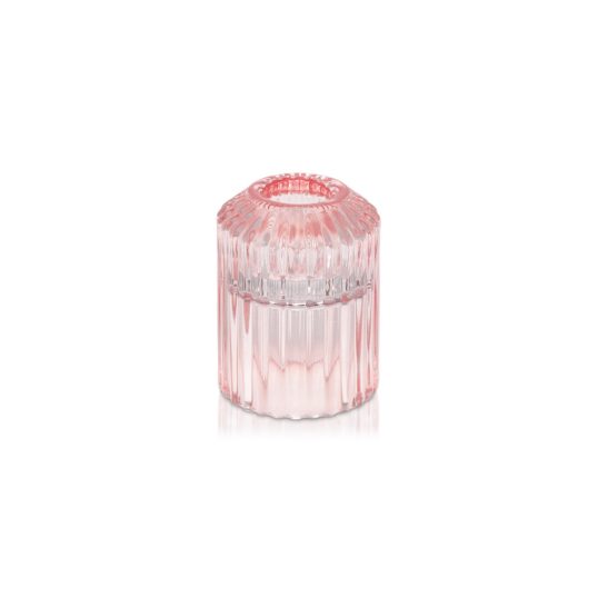 pink candle holder hire