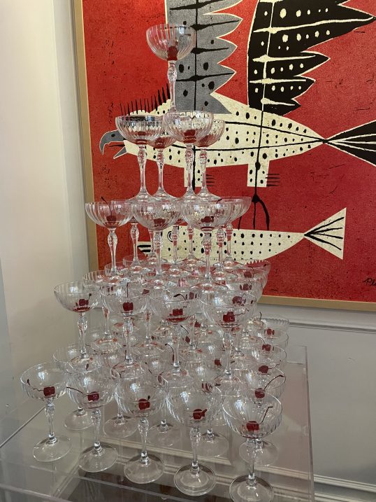 champagne tower