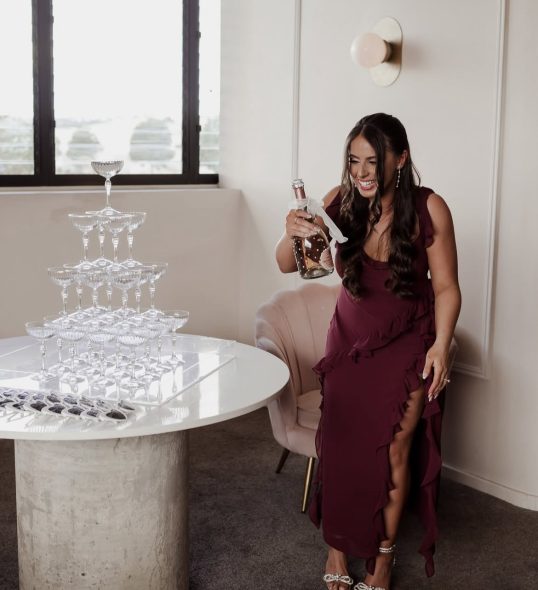 champagne tower