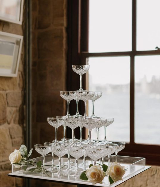 champagne tower
